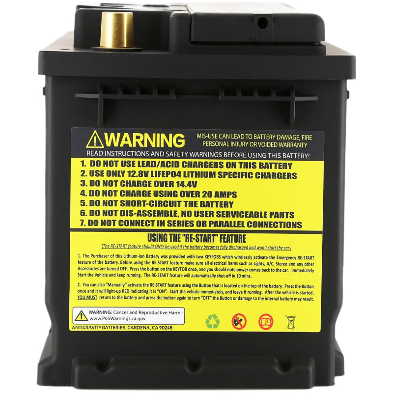 Antigravity Batteries H6/Group 48 Lithium Car Battery - Starting & Charging