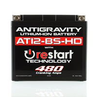 Antigravity Batteries YT12-BS High Power Lithium Battery w/Re-Start - Starting & Charging