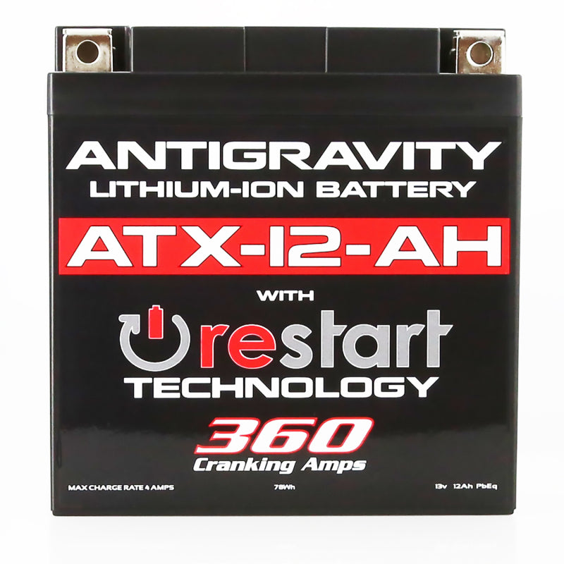 Antigravity Batteries YTX12B-BS Lithium Battery w/Re-Start - Starting & Charging