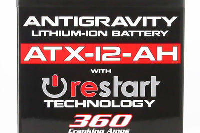 Antigravity Batteries YTX12B-BS Lithium Battery w/Re-Start - Starting & Charging