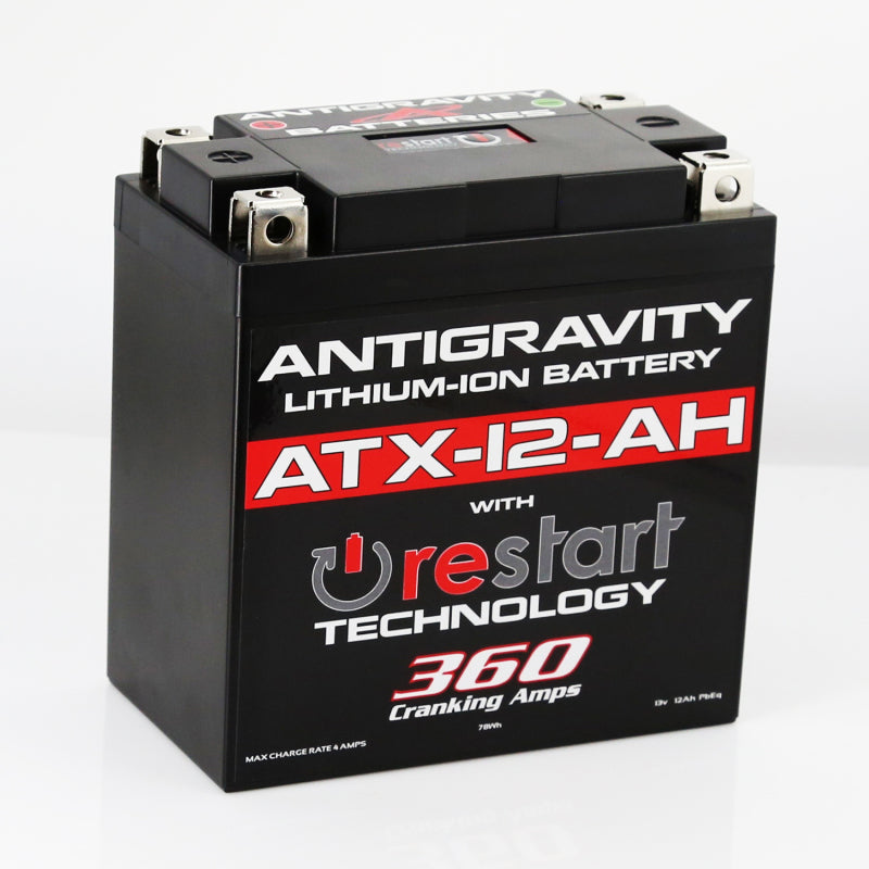 Antigravity Batteries YTX12B-BS Lithium Battery w/Re-Start - Starting & Charging