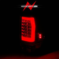 ANZO Anzo 04-15 Nissan Titan Full LED Tailights Chrome Housing Red/Clear Lens - Lights