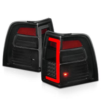 ANZO 07-17 Ford Expedition LED Taillights w/ Light Bar Black Housing Smoke Lens - Lights