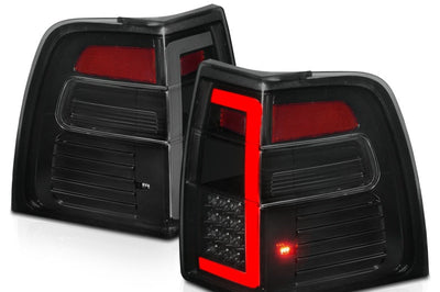 ANZO 07-17 Ford Expedition LED Taillights w/ Light Bar Black Housing Smoke Lens - Lights