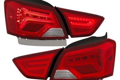 ANZO 14-18 Chevrolet Impala LED Taillights Red/Clear - Lights