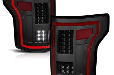 ANZO 15-17 Ford F-150 LED Taillights - Smoke - Lights
