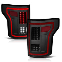 ANZO 15-17 Ford F-150 LED Taillights - Smoke - Lights
