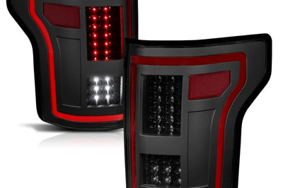 ANZO 15-17 Ford F-150 LED Taillights - Smoke - Lights