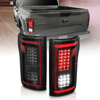 ANZO 15-17 Ford F-150 LED Taillights - Smoke - Lights