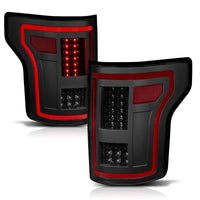 ANZO 15-17 Ford F-150 LED Taillights - Smoke - Lights