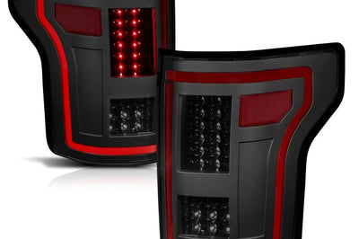 ANZO 15-17 Ford F-150 LED Taillights - Smoke - Lights