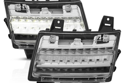 ANZO 18-19 Jeep Wrangler JL Halogen Chrome Clear w/ Sequential Signal - Lights
