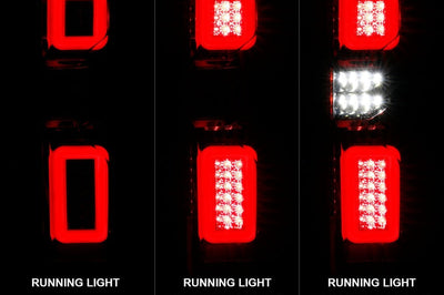 ANZO Anzo 19-21 Chevy Silverado Work Truck Full LED Tailights Chrome Housing Red Lens G2(w/C Light Bars) - Lights