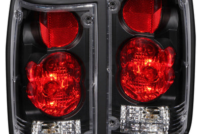 ANZO 1986-1993 Mazda B2000 Taillights Black - Lights