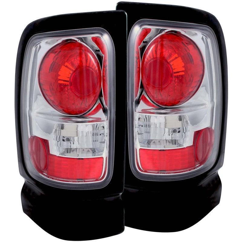 ANZO 1994-2001 Dodge Ram Taillights Chrome - Lights