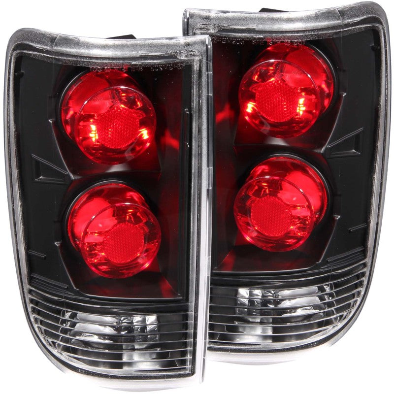 ANZO 1995-2005 Chevrolet Blazer Taillights Dark Smoke - Lights