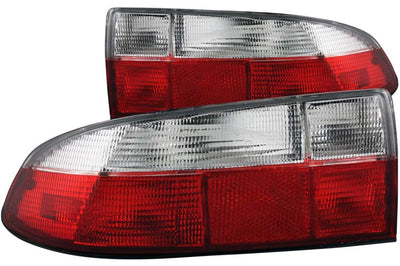 ANZO 1996-1999 BMW Z3 Taillights Red/Clear - Lights