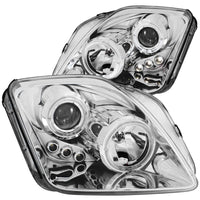 ANZO 1997-2001 Honda Prelude Projector Headlights w/ Halo Chrome LED - Lights
