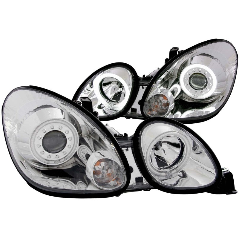 ANZO 1998-2005 Lexus Gs300 Projector Headlights w/ Halo Chrome - Lights