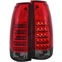 ANZO 1999-2000 Cadillac Escalade LED Taillights Red/Smoke - Lights