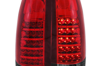 ANZO 1999-2000 Cadillac Escalade LED Taillights Red/Smoke - Lights