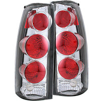 ANZO 1999-2000 Cadillac Escalade Taillights Chrome 3D Style - Lights