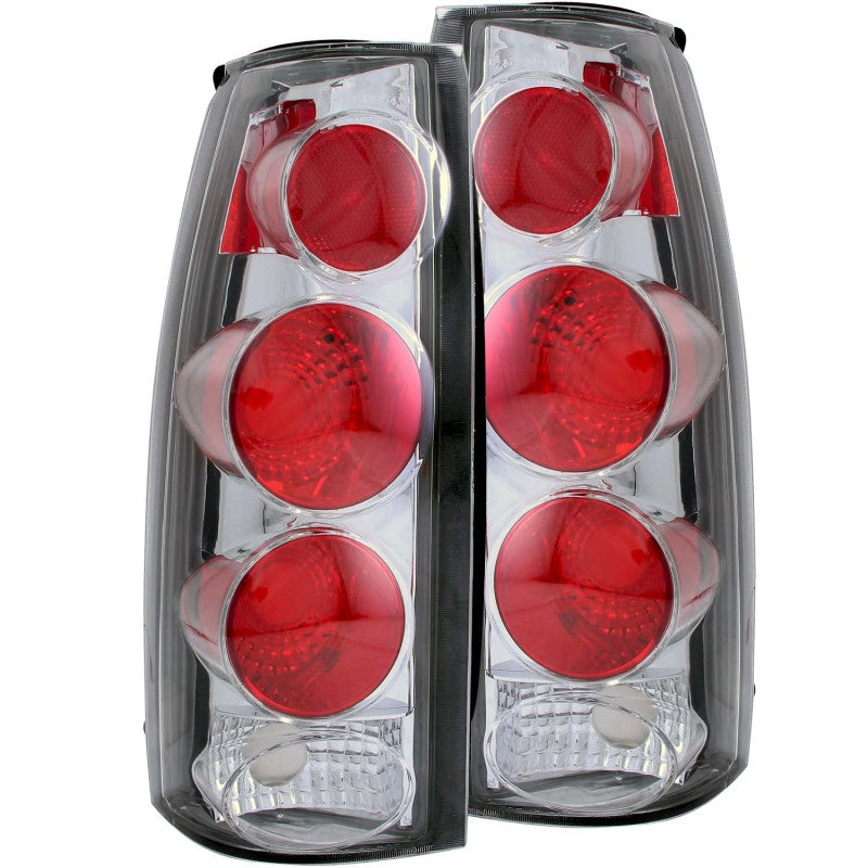 ANZO 1999-2000 Cadillac Escalade Taillights Smoke 3D Style - Lights