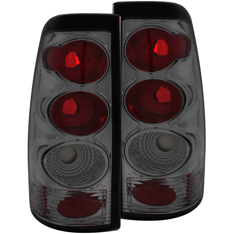 ANZO 1999-2002 Chevrolet Silverado 1500 Taillights Smoke - Lights