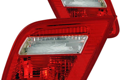 ANZO 2000-2003 BMW 3 Series E46 Taillights Red/Clear - Inner - Lights