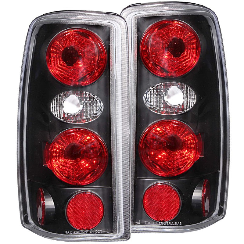 ANZO 2000-2006 Chevrolet Suburban Taillights Black - Lights