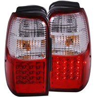 ANZO 2001-2002 Toyota 4 Runner LED Taillights Red/Clear - Lights