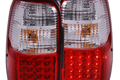 ANZO 2001-2002 Toyota 4 Runner LED Taillights Red/Clear - Lights