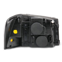 ANZO 2002-2009 Gmc Envoy Crystal Headlight Black Amber - Lights