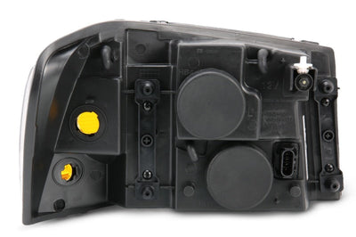 ANZO 2002-2009 Gmc Envoy Crystal Headlight Black Amber - Lights