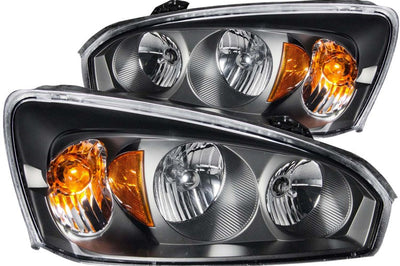 ANZO 2004-2007 Chevrolet Malibu Crystal Headlights Black - Lights