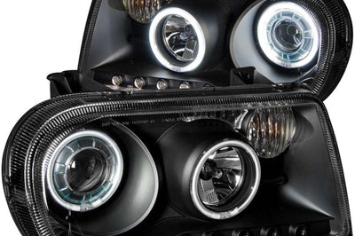 ANZO 2005-2010 Chrysler 300C Projector Headlights w/ Halo Black (CCFL) G2 - Lights