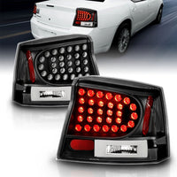 ANZO 2006-2008 Dodge Charger LED Taillights Black - Lights