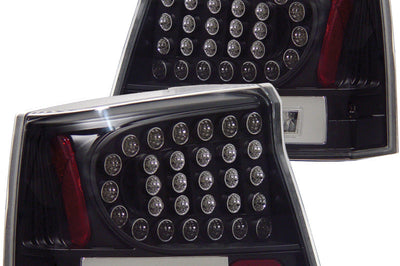 ANZO 2006-2008 Dodge Charger LED Taillights Black - Lights