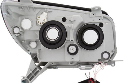 ANZO 2006-2009 Toyota 4Runner Projector Headlights w/ Halo Chrome - Lights