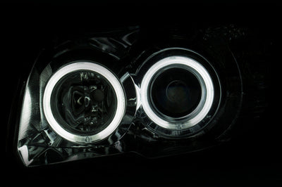 ANZO 2006-2009 Toyota 4Runner Projector Headlights w/ Halo Chrome - Lights