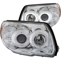 ANZO 2006-2009 Toyota 4Runner Projector Headlights w/ Halo Chrome - Lights
