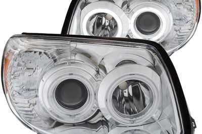 ANZO 2006-2009 Toyota 4Runner Projector Headlights w/ Halo Chrome - Lights