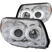 ANZO 2006-2009 Toyota 4Runner Projector Headlights w/ Halo Chrome - Lights