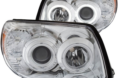 ANZO 2006-2009 Toyota 4Runner Projector Headlights w/ Halo Chrome - Lights