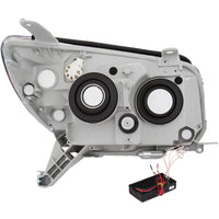 ANZO 2006-2009 Toyota 4Runner Projector Headlights w/ Halo Chrome - Lights