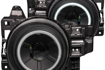 ANZO 2007-2013 Toyota Fj Cruiser Projector Headlights w/ Halo Black - Lights