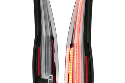 ANZO 2007-2014 Cadillac Escalade Led Taillights Red/Clear - Lights