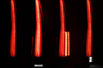 ANZO 2007-2014 Cadillac Escalade Led Taillights Red/Clear - Lights