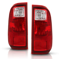 ANZO 2008-2016 Ford F-250 Taillight Red/Clear Lens (OE Replacement) - Lights