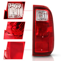 ANZO 2008-2016 Ford F-250 Taillight Red/Clear Lens (OE Replacement) - Lights